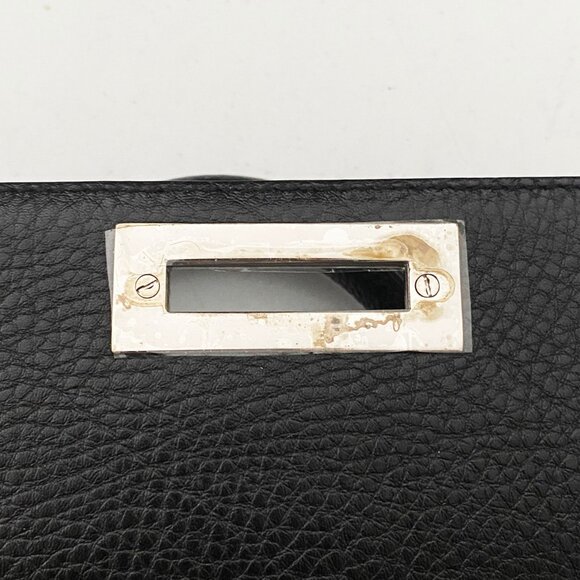 Salvatore Ferragamo Sofia Black Leather Satchel - Picture 4 of 12